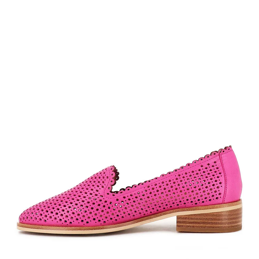 Relaxed Walking Footwear ROCKIN - FUCHSIA LEATHER
