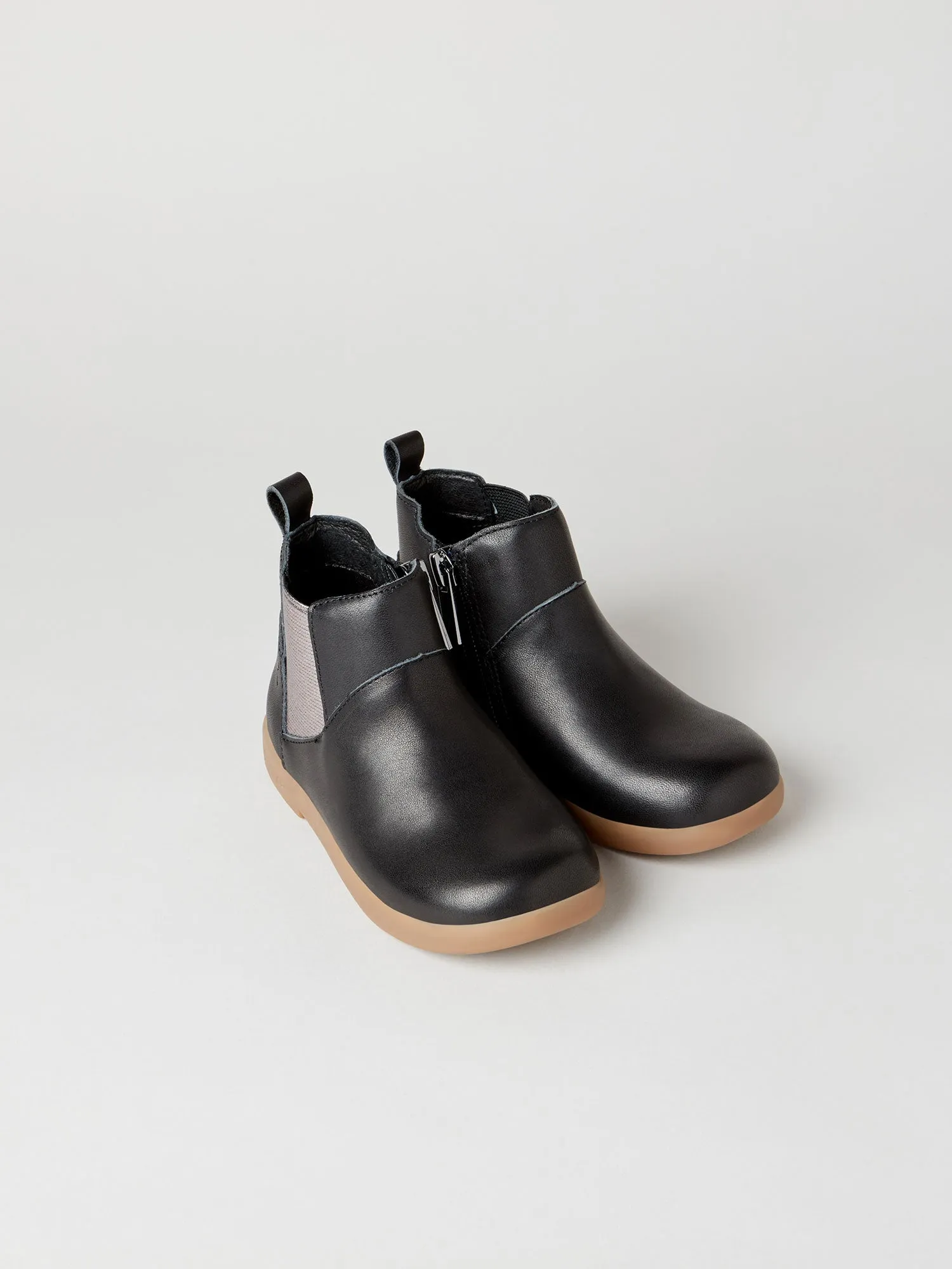 Patterned Surface Rockit Infant Kids' Boot Black / Pewter