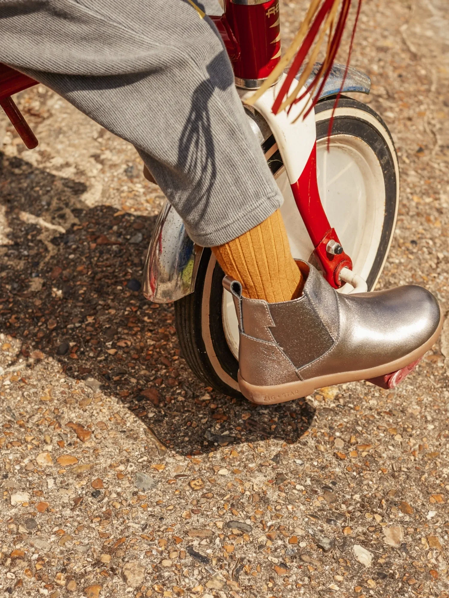 Rockit Junior Kids' Boot Pewter Moon Ranch Wear Wide fit