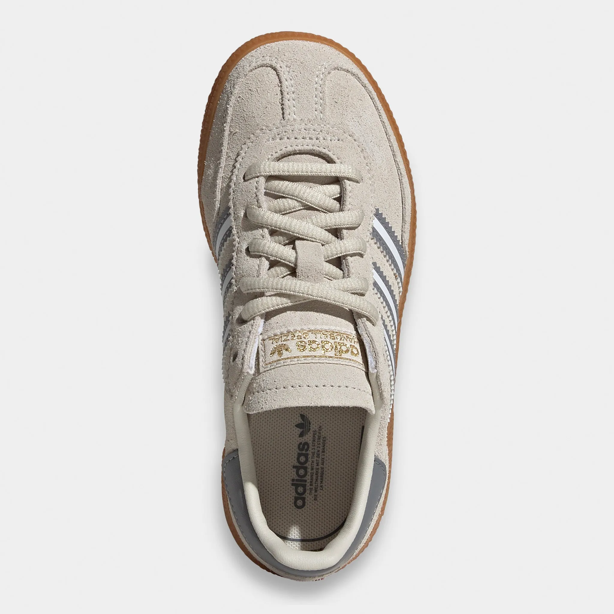 Water   Resistant adidas Originals Children's Handball Spezial Alumina / Footwear White `