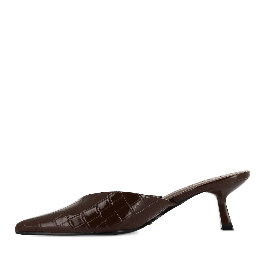 ADELE - CHOC PATENT CROC Cushioned