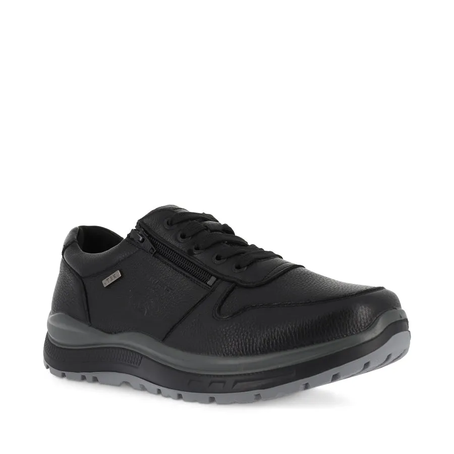 RORY R-1282 - BLACK LEATHER Non Slip Heel Grip