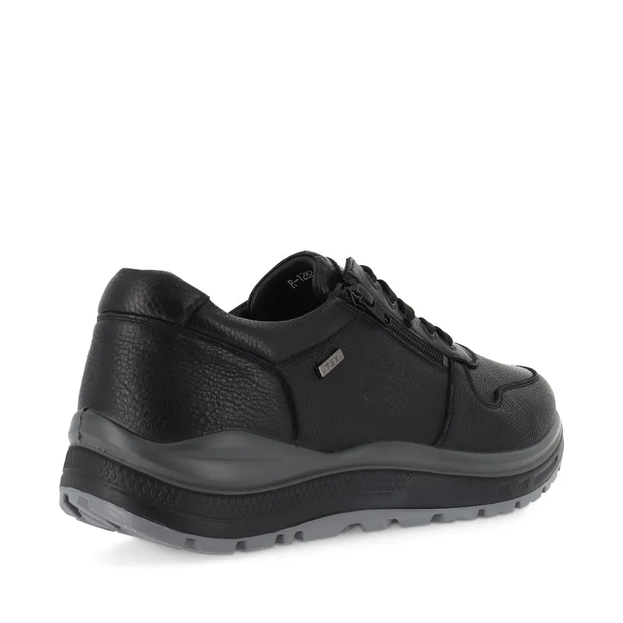 Wide Toe Box Design RORY R-1282 - BLACK LEATHER