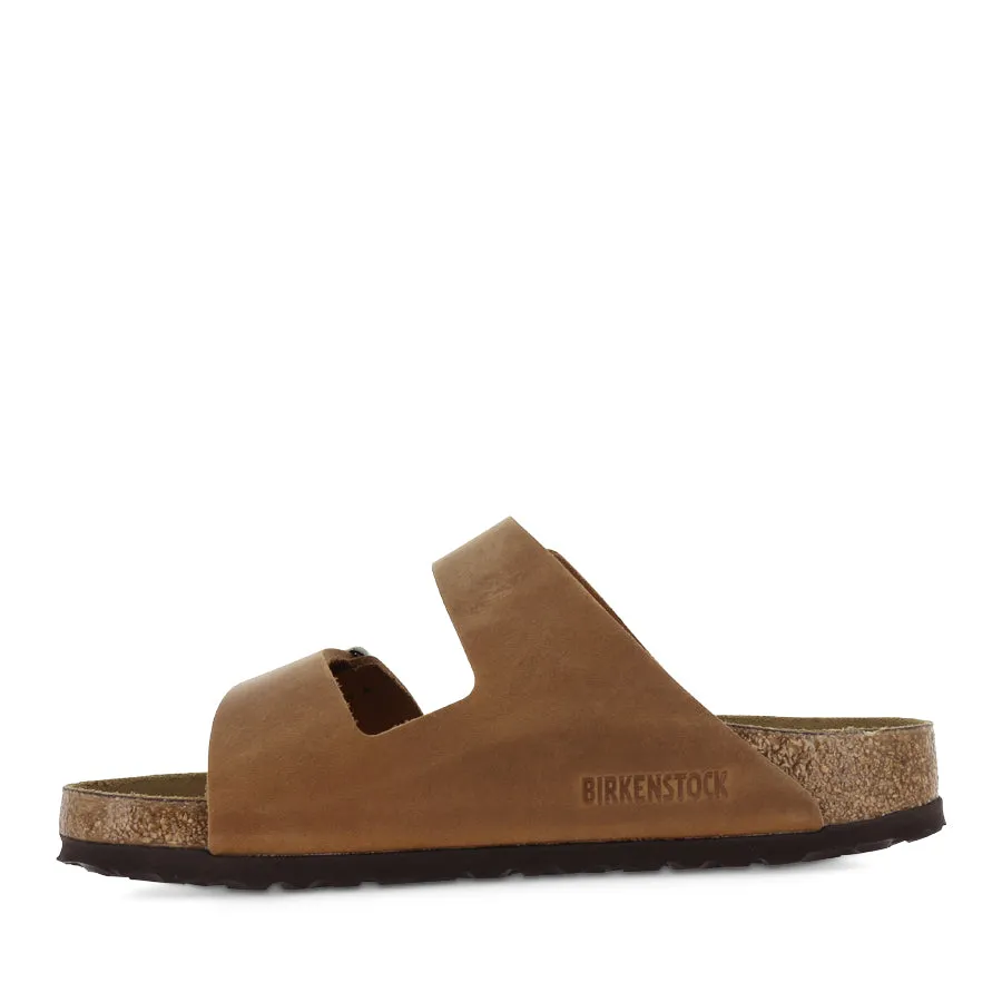 Stylish ARIZONA NATURAL LEATHER - COGNAC OILED LEATHER