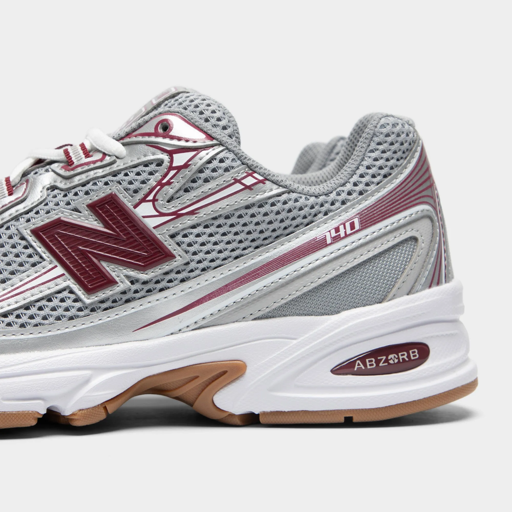 New Balance 740 Monarch Burgundy / Slate Grey Lined Upper Dynamic Style