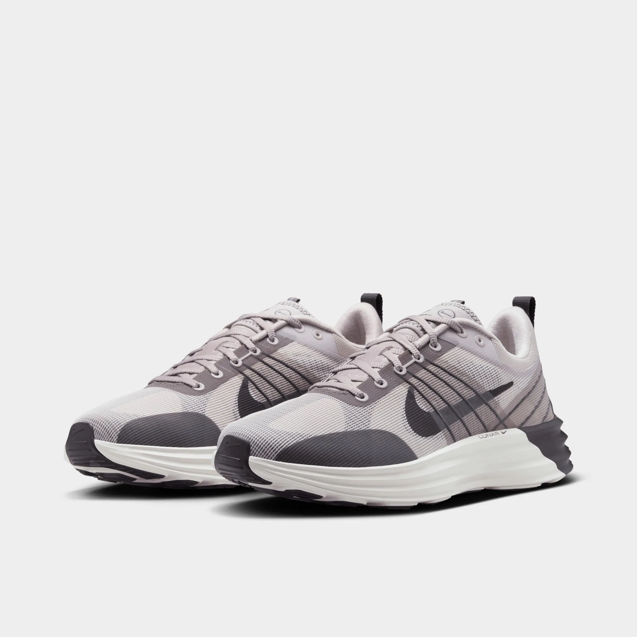 Nike Lunar Roam College Grey / Black - Light Orewood Brown Ultra Cushion Flexible Construction