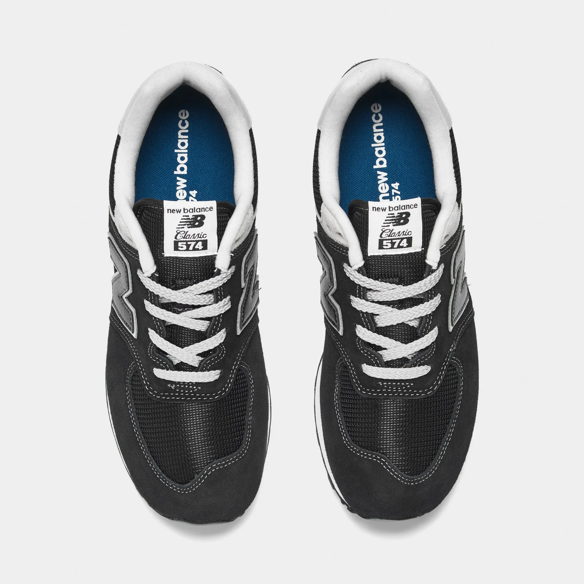 high - heeled fundamental New Balance GC574EVB Black / White