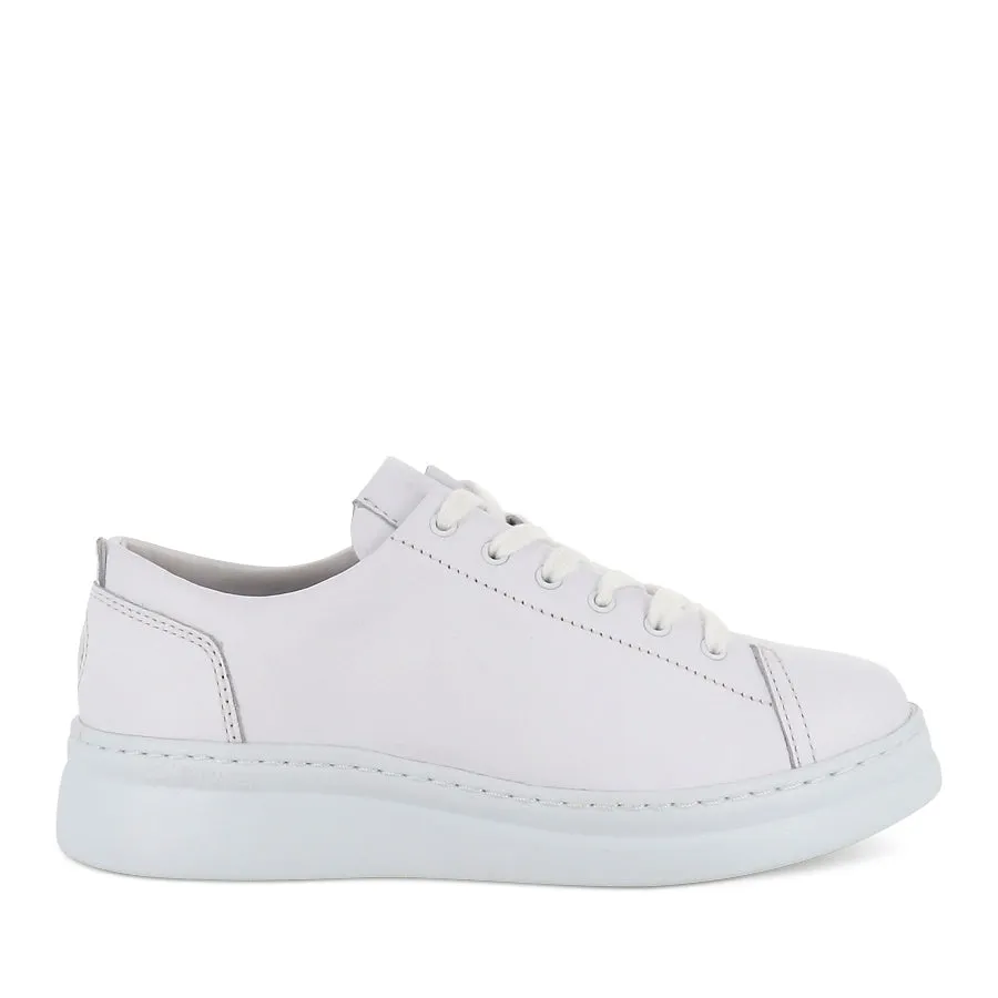 morning run RUNNER UP K200508 L - WHITE LEATHER