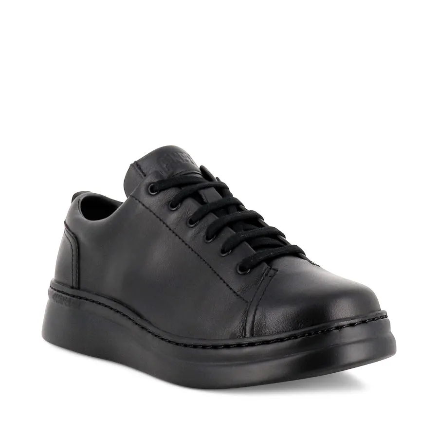 RUNNER UP K200508 L - BLACK BLACK LEATHER Multidirectional Traction