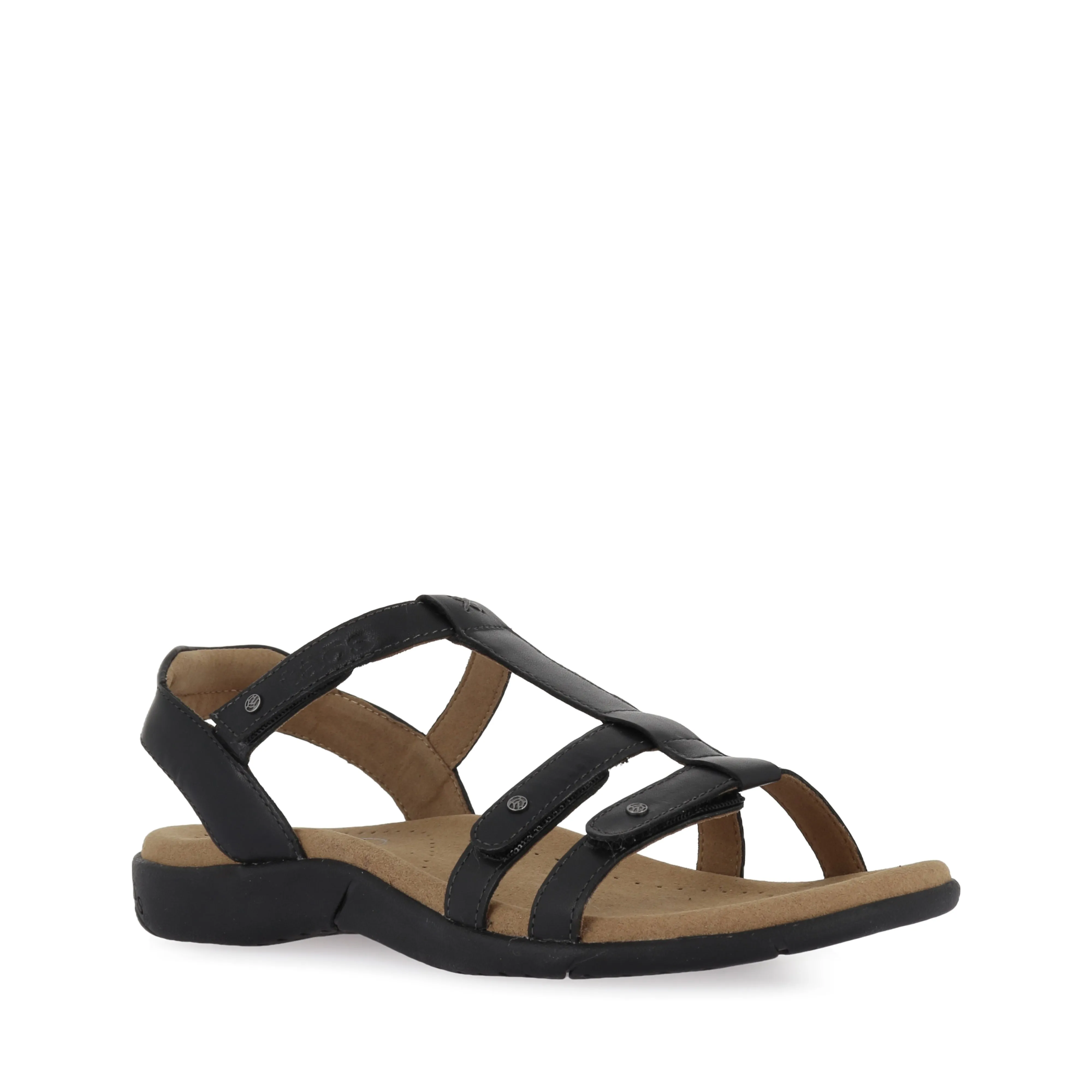 Ocean Breeze Flexible Beach Shoes TROPHY 2 - BLACK LEATHER
