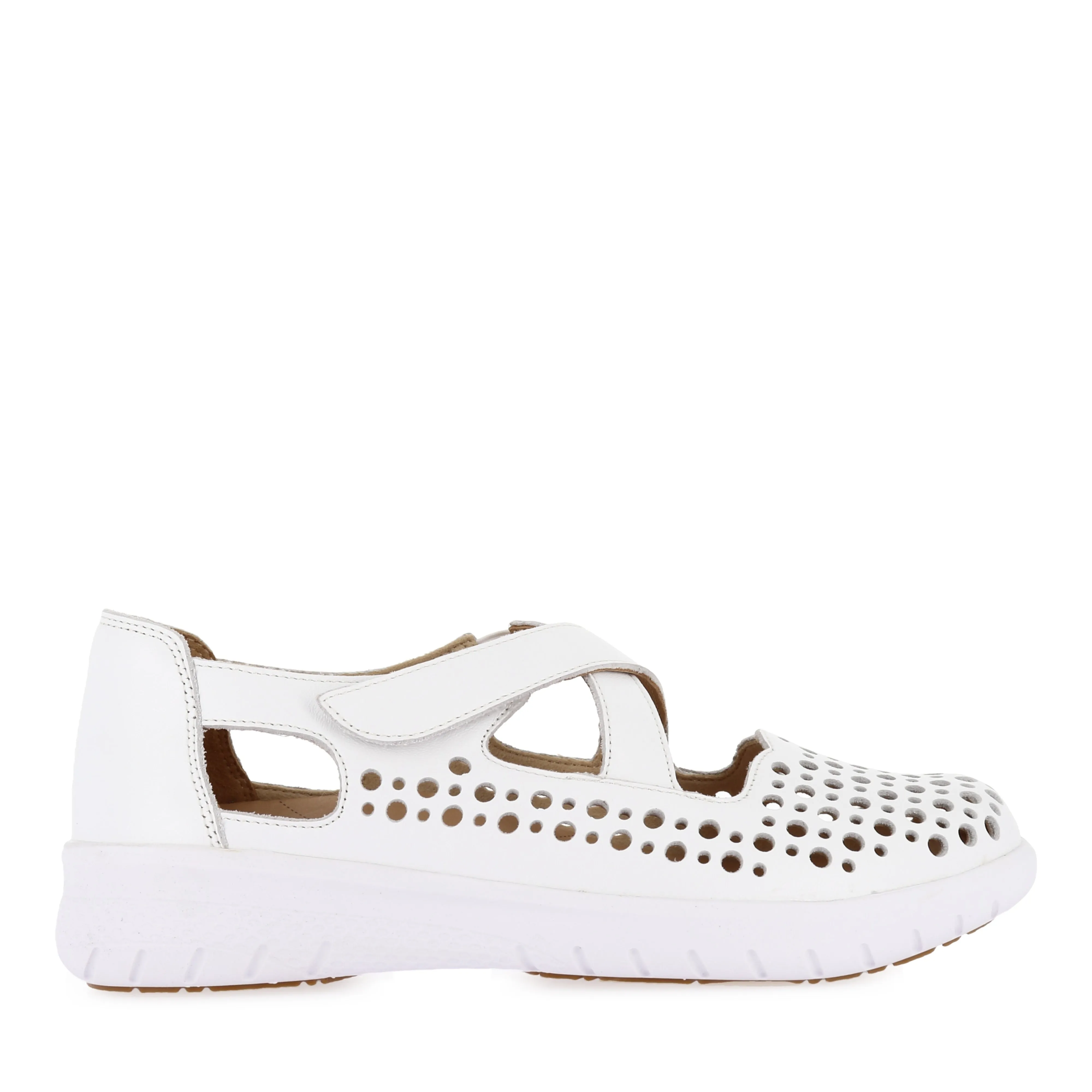 Sport Step Breathable fabric SACHET XF - WHITE LEATHER