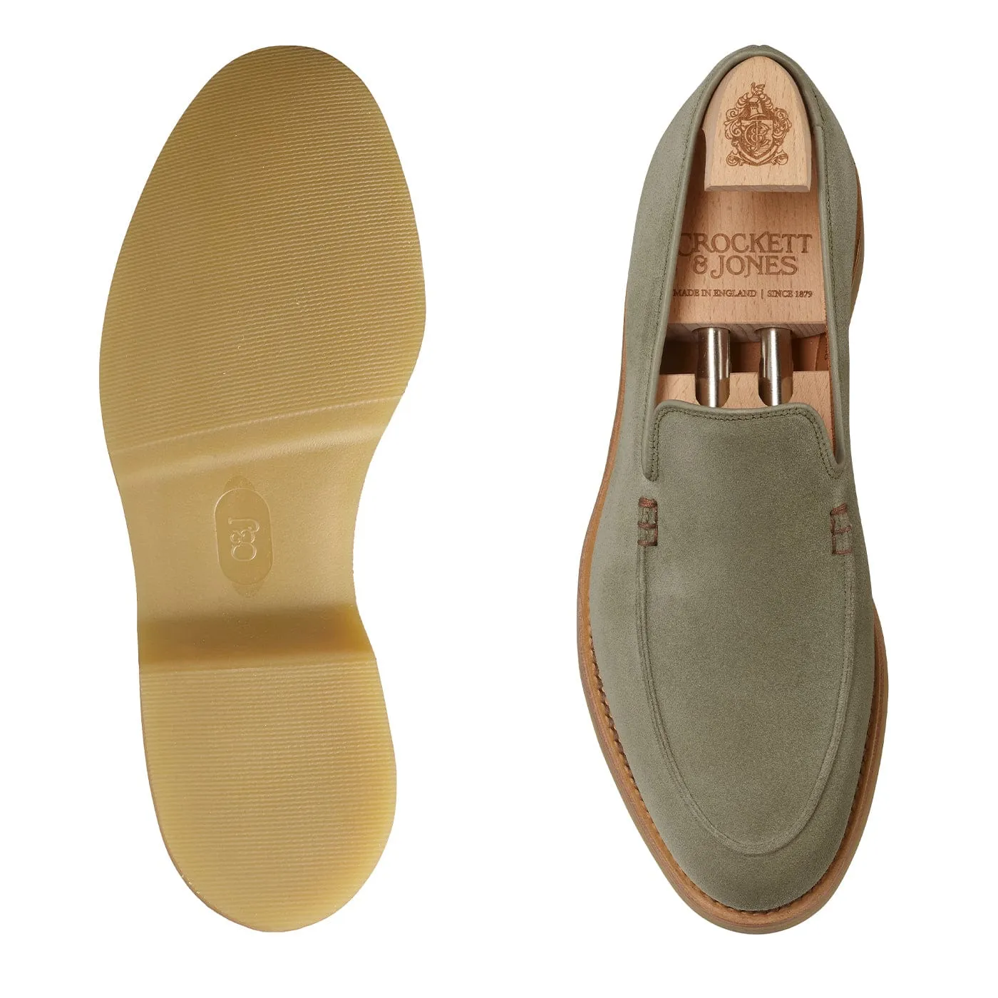 Salcombe 2 Pistachio Suede Ground Hold