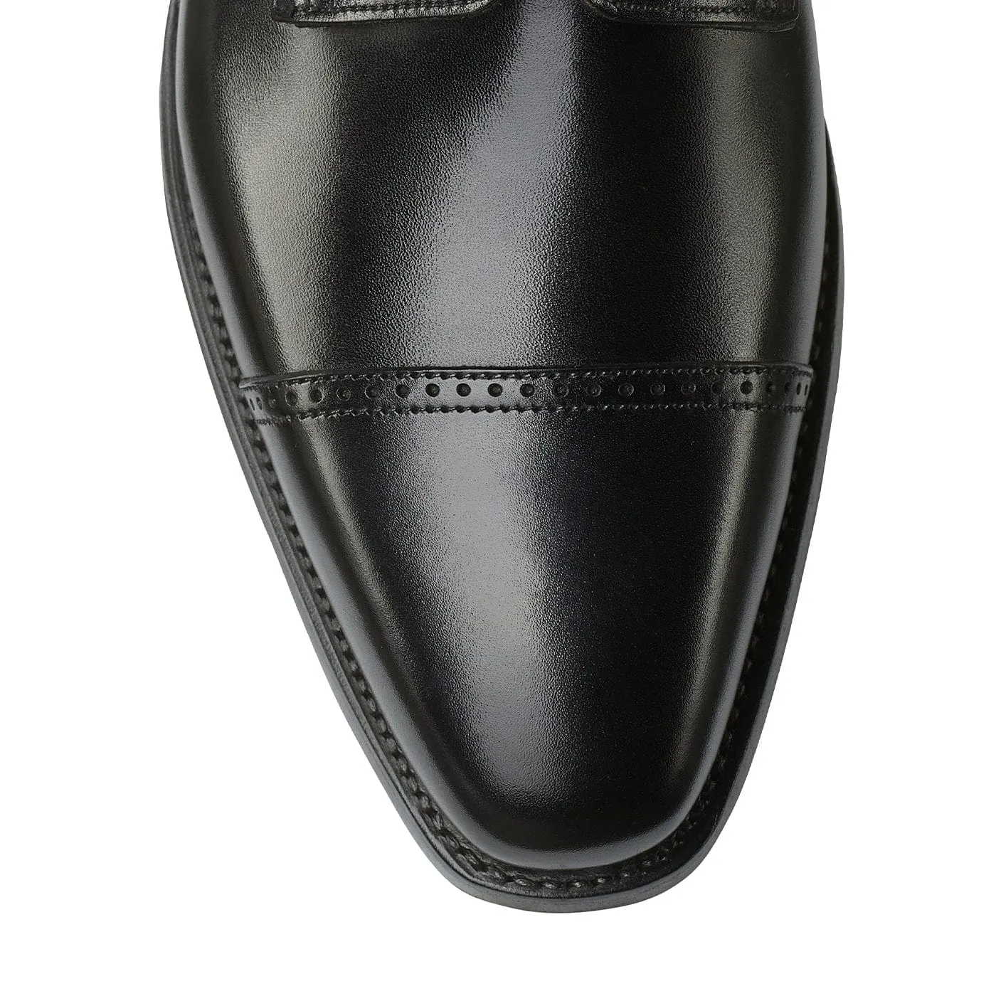 Salisbury Black Calf Contrast Stitching