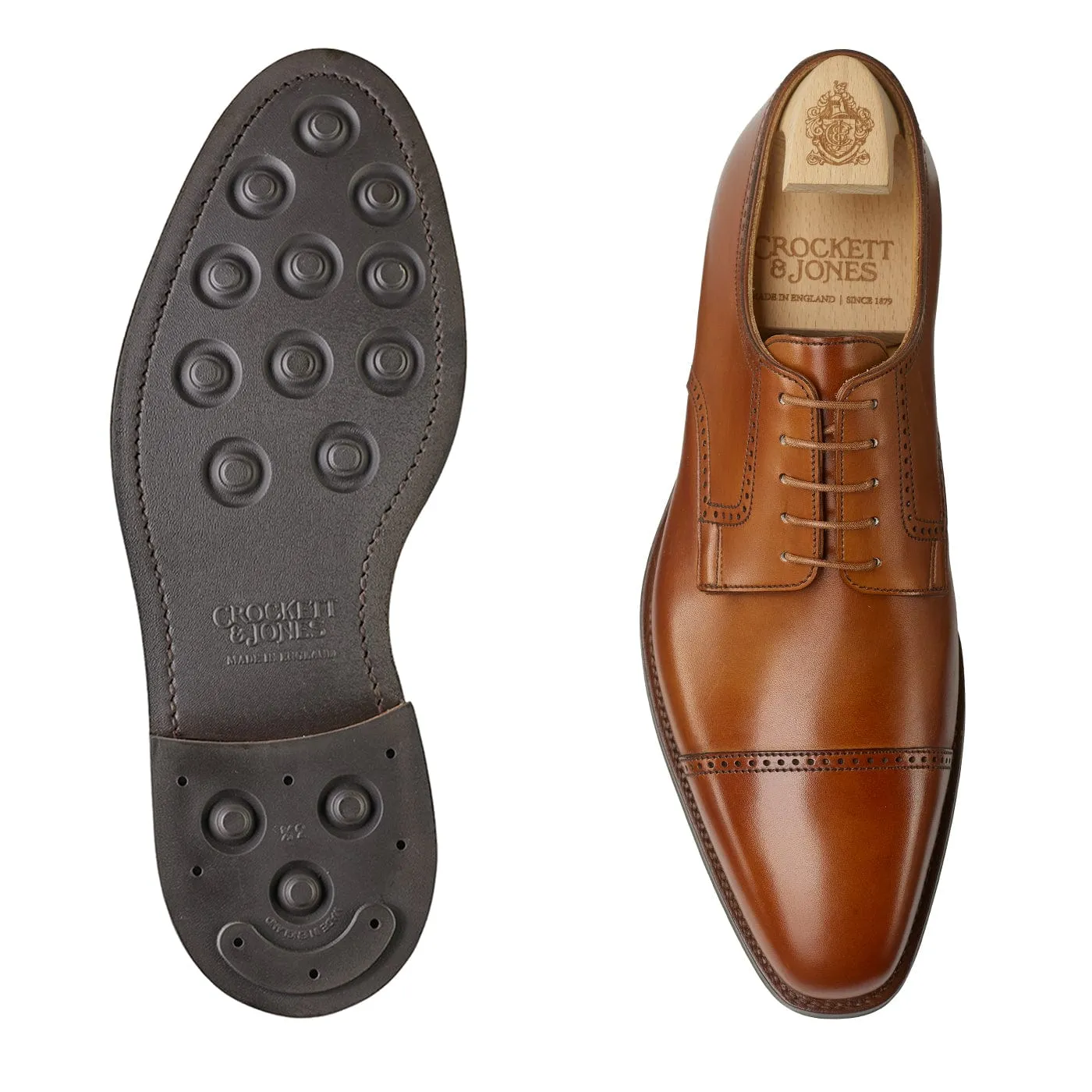Salisbury Tan Burnished Calf Casual Footwear Fit Soft Leather Design