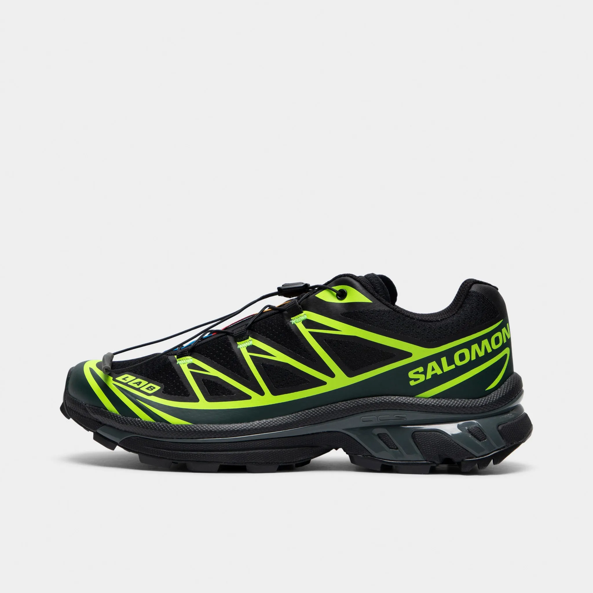 Salomon XT-6 Black / Ponderosa Green - Green Gecko Enhanced design Relax Fit