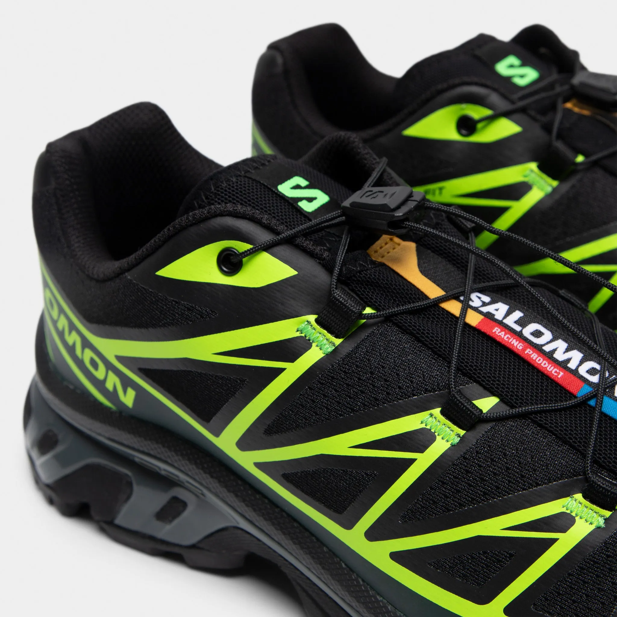 Salomon XT-6 Black / Ponderosa Green - Green Gecko Classic Look Gym Performance