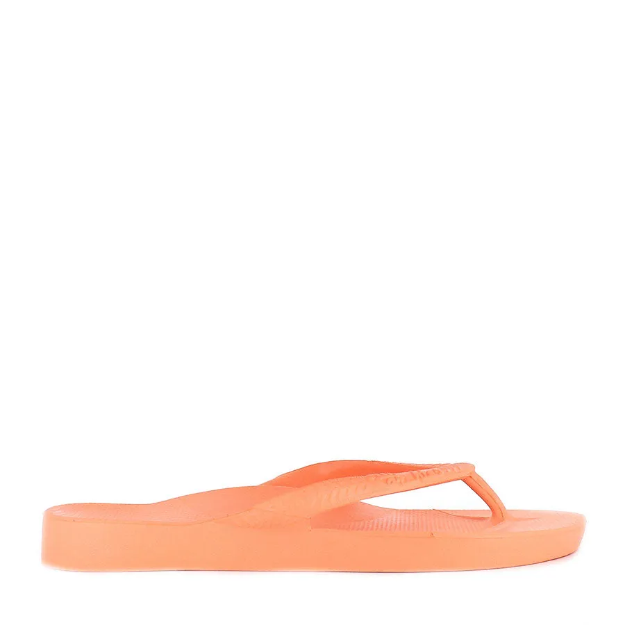ARCH SUPPORT THONGS - PEACH All-Age Fit Durable Fit