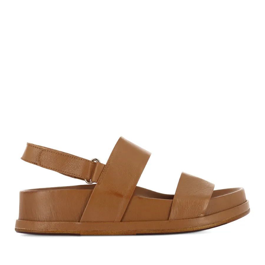 GABISSE - DARK TAN LEATHER packable