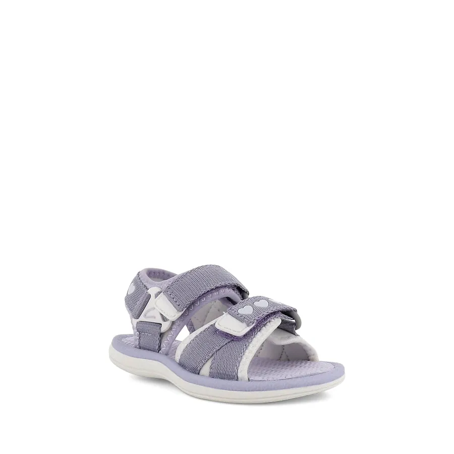 FERN E - LAVENDER/WHITE Summer Flip-flops Relaxed Style