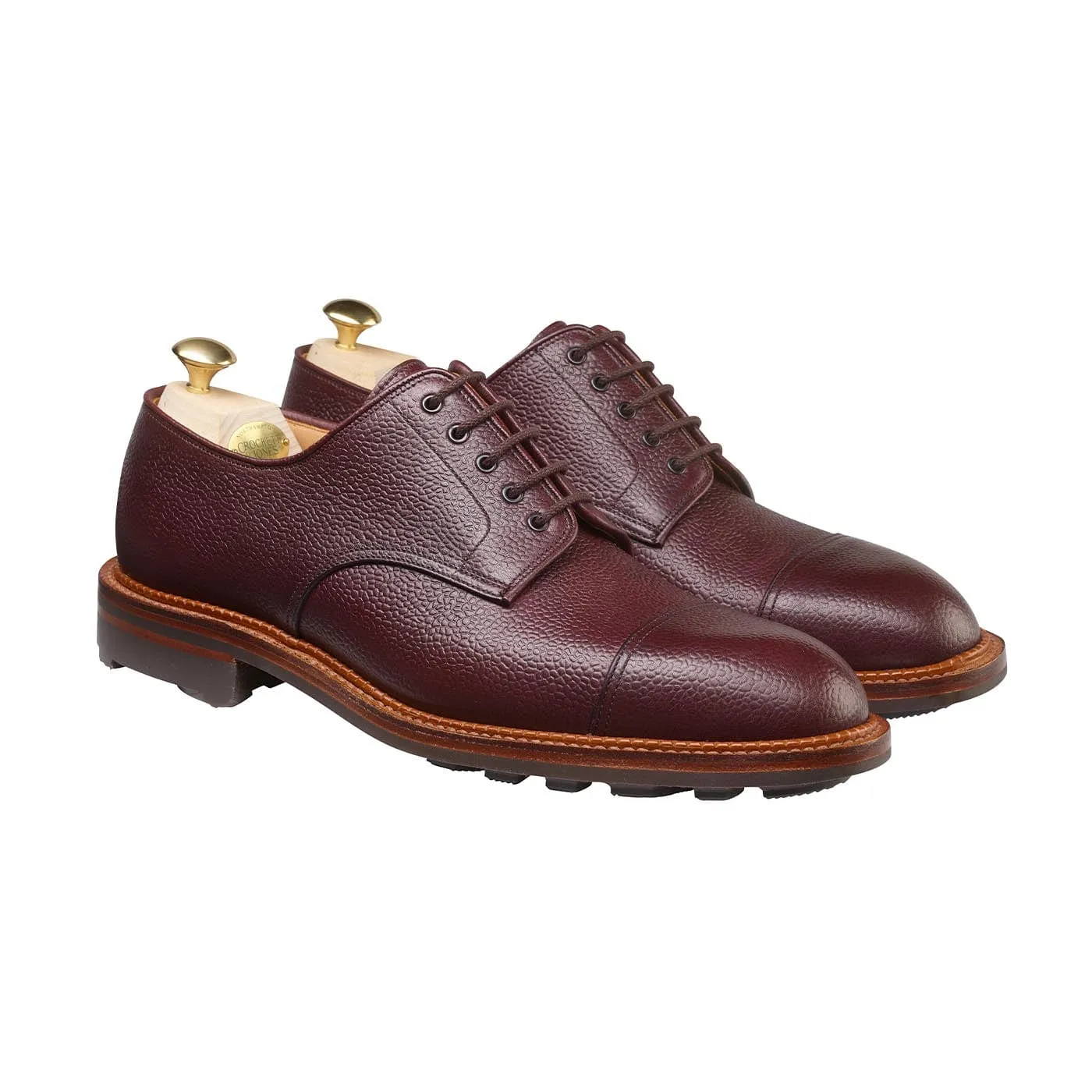 Sandhurst Oxblood Zug Grain Trendy Casual Shoes Minimal Weight