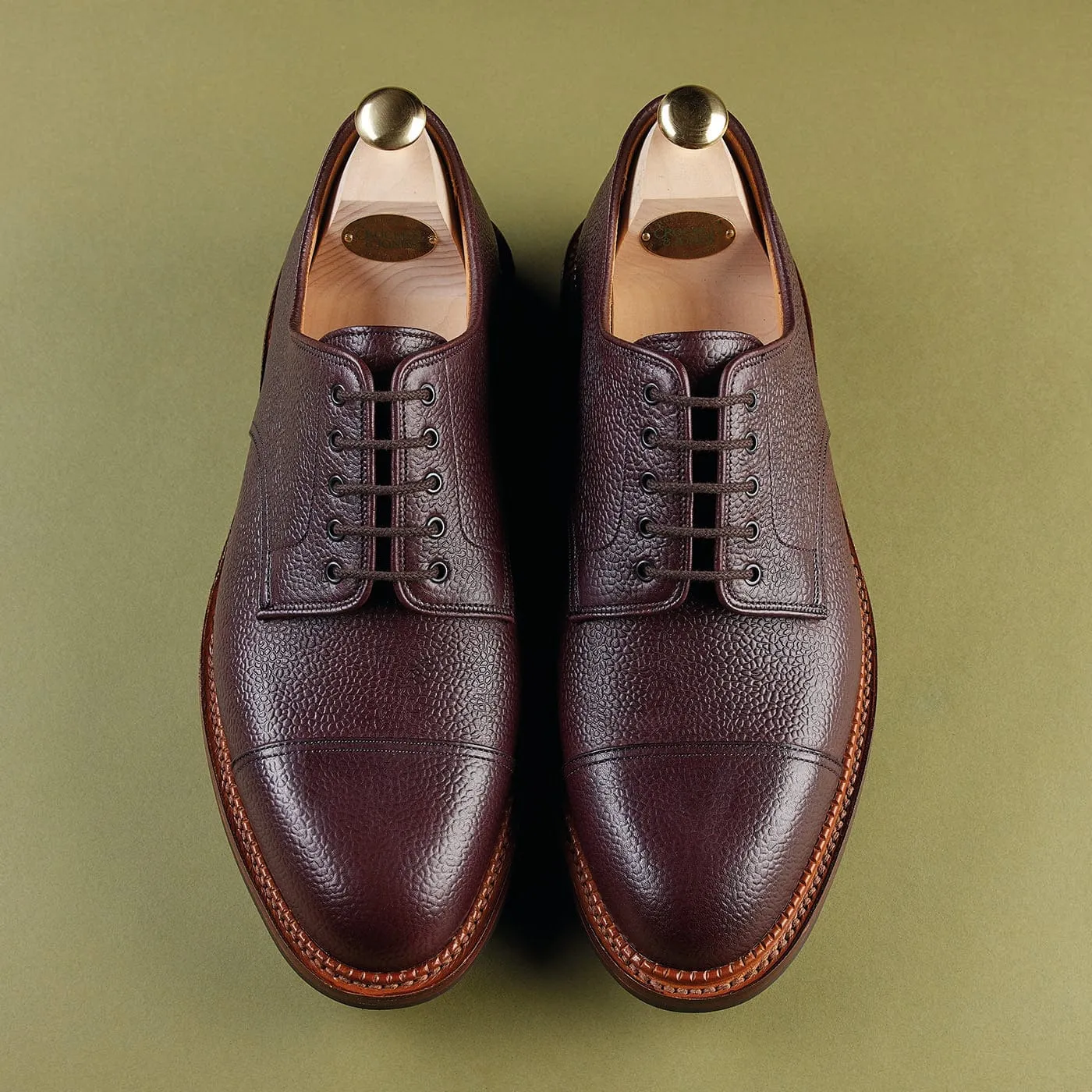 Sandhurst Oxblood Zug Grain Slip-On Ease Open Walk