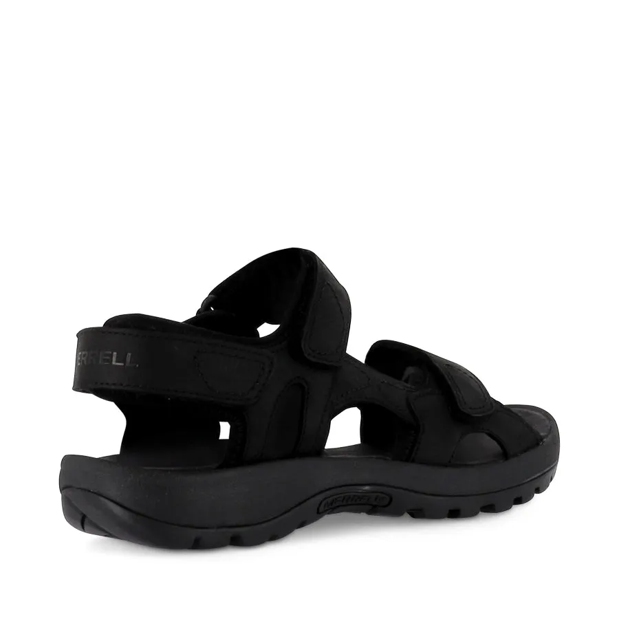 Ocean Breeze Velcro Closure SANDSPUR 2 CONVERT (M) - BLACK