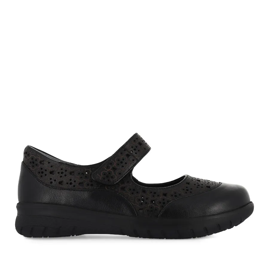 Japan Chic Secure fit SANELLE XF - BLACK LEATHER