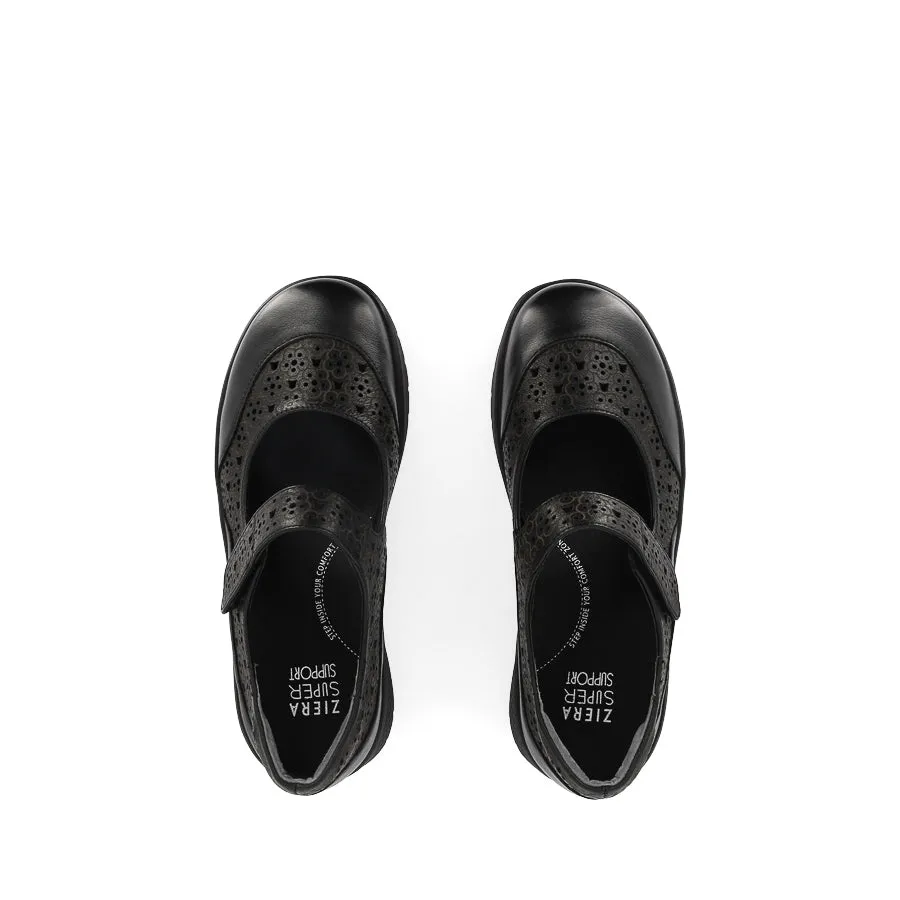 Office Chic Cliff Glow SANELLE XF - BLACK LEATHER