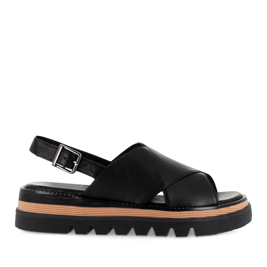 Dusk Step SASI - BLACK LEATHER