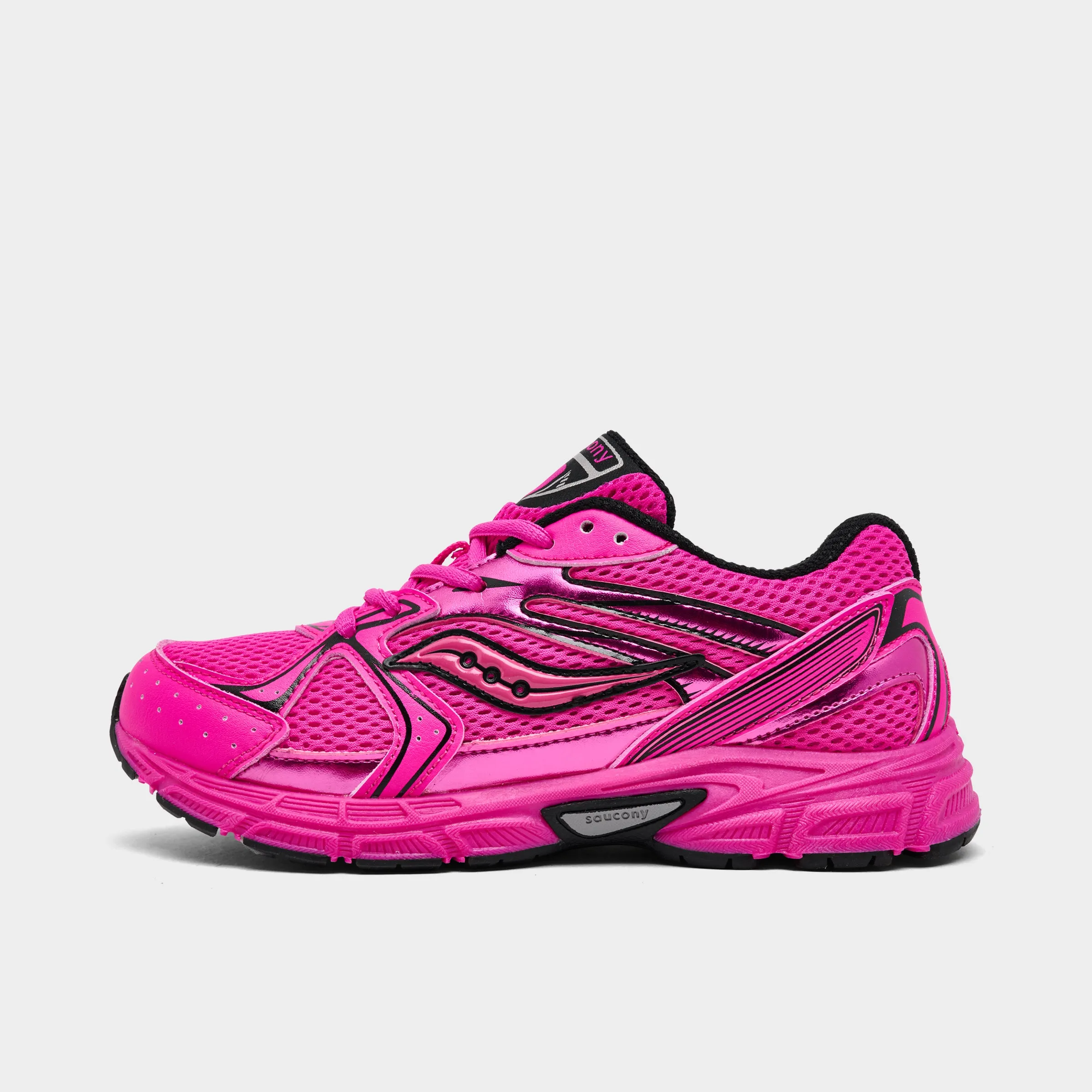 Saucony Juniors' Ride Millenium / Pink Smart Chic Streamlined