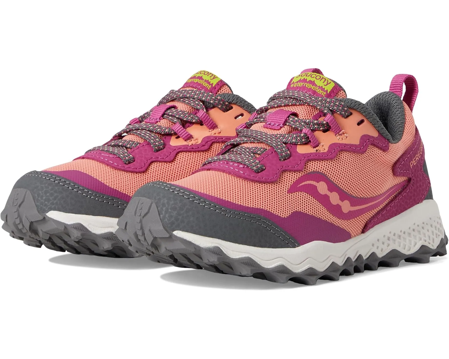 Foot Stability arch - support - system - stability shoes Saucony Peregrine Shield KDZ Sneakers (Little Kid/Big Kid)