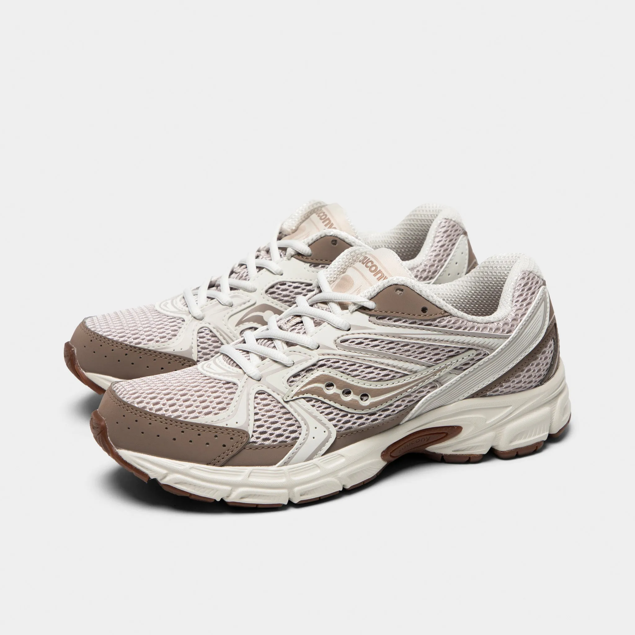 Saucony Women's Ride Millennium Morel / Dove Shock Diffusing Midsole Night Run
