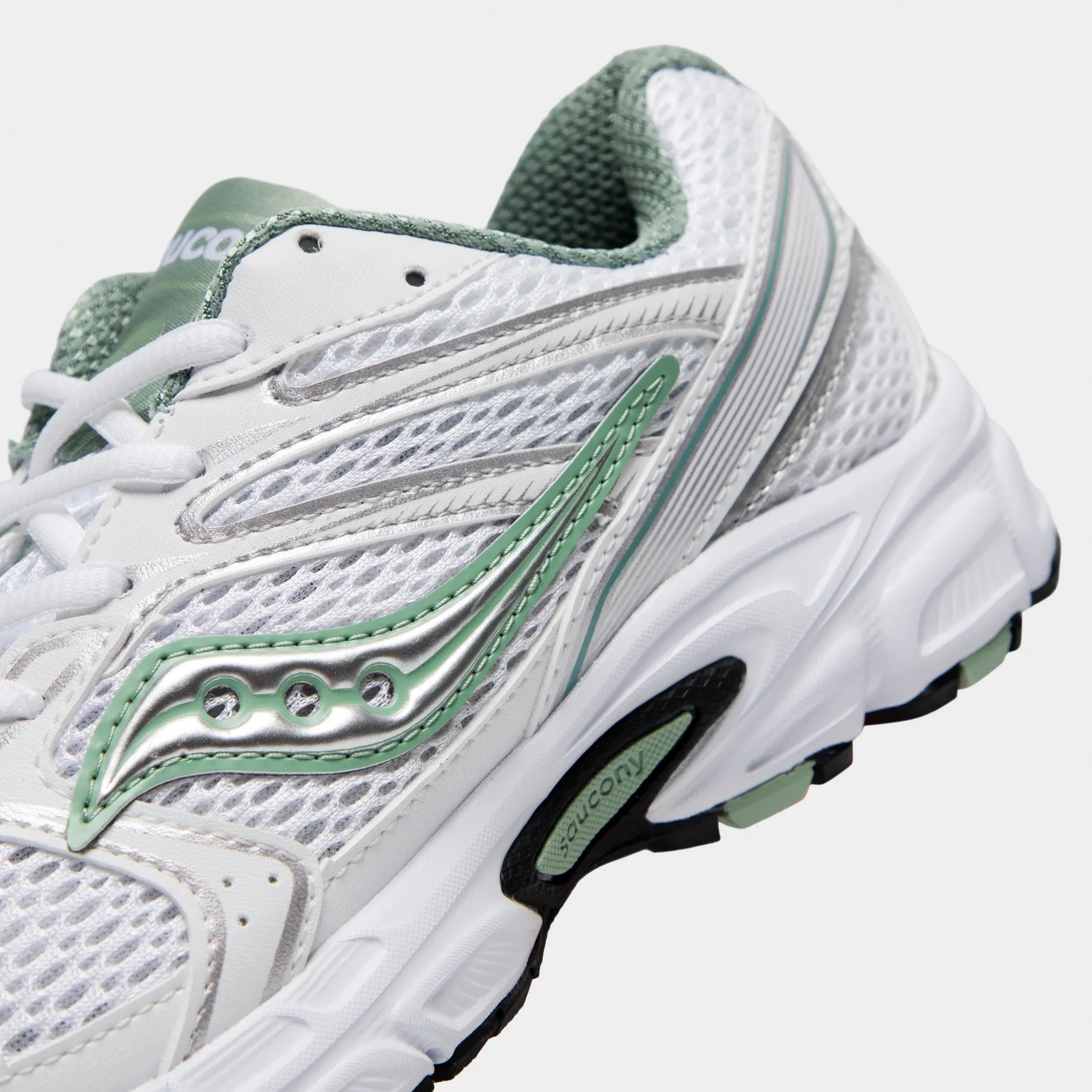 Saucony Women's Ride Millennium White / Sage High Mobility Free Motion