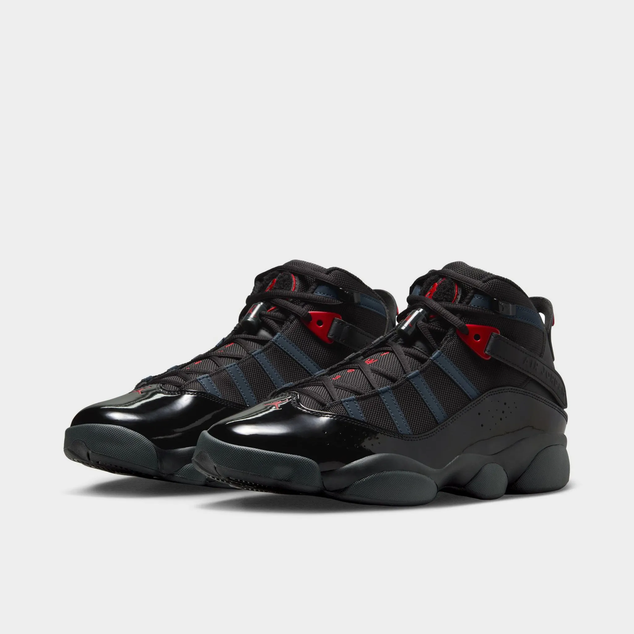 Padded Feel Jordan 6 Rings Black / Fire Red - Anthracite