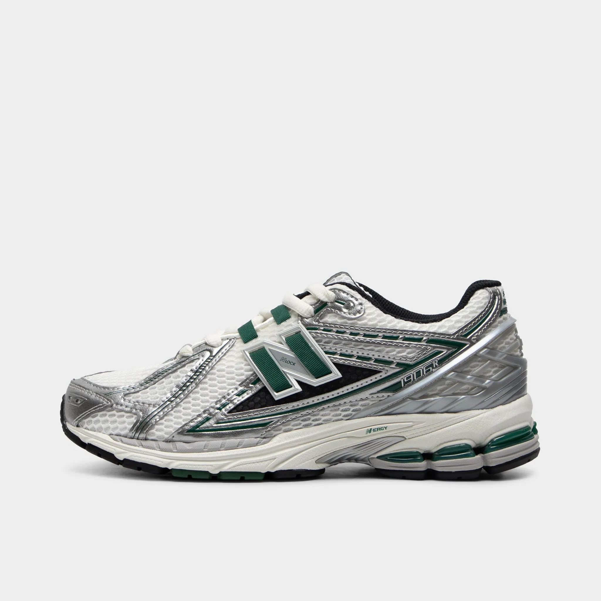 New Balance 1906 Silver Metallic / Night Watch Green Ground Control