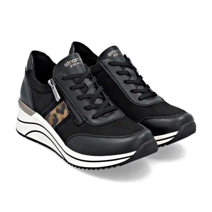 RIEKER DAMEN - D0T0904 - BLACK Power Base Peak Step