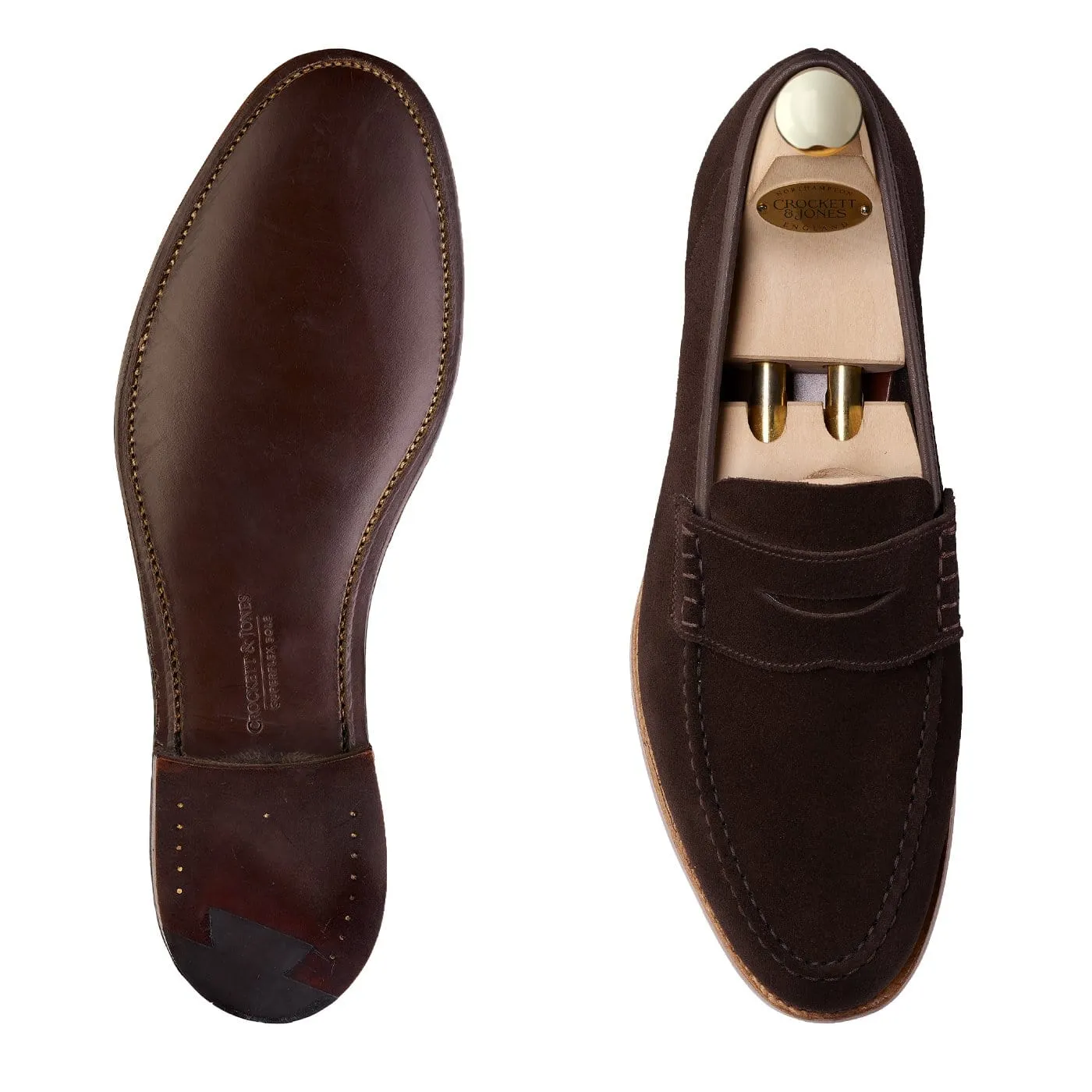 CEO Style Seaton Dark Oak Suede