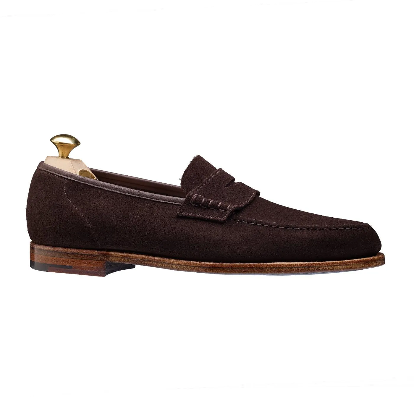 Seaton Dark Oak Suede Evening Glow Flexible Padding