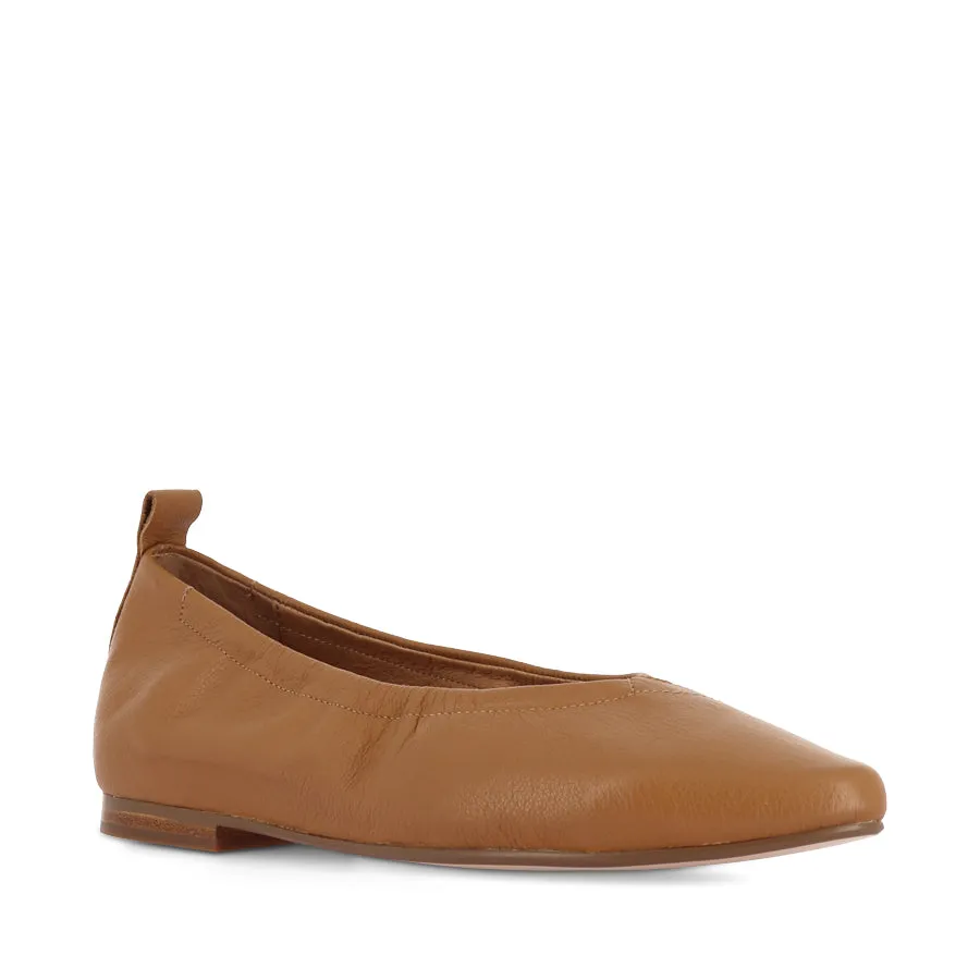 Effortless Fashion SEATON - TAN LEATHER
