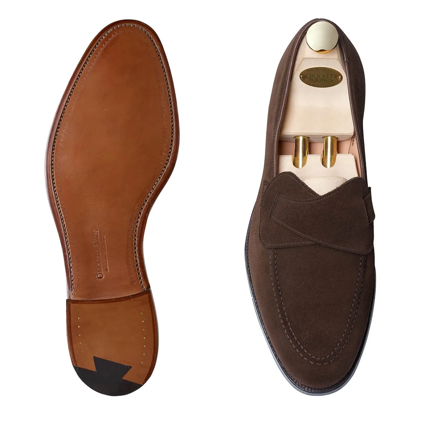 Classic Design Selby Dark Brown Calf Suede