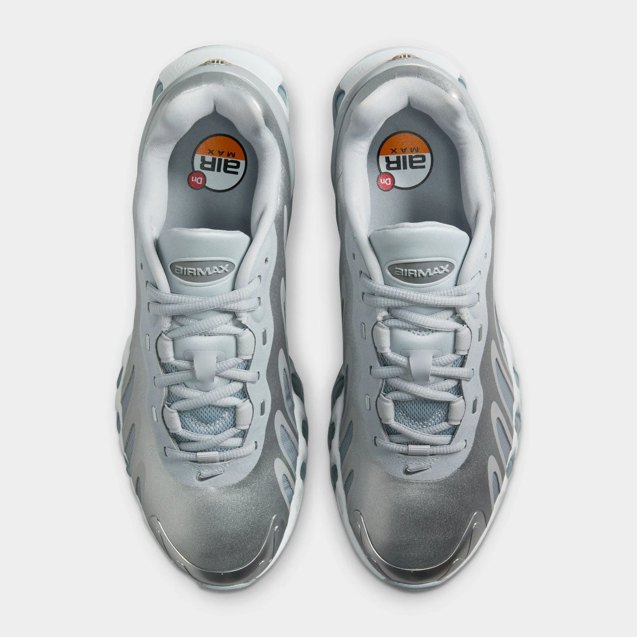 Nike Women's Air Max DN8 Wolf Grey / Metallic Silver - Off White Slim Frame