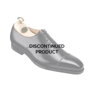 Sleek Walk Shoes Distressed Oxfords Hallam Black Calf