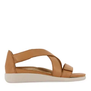 Molded Footbed Comfortable And Practical ISSY W - TAN LEATHER