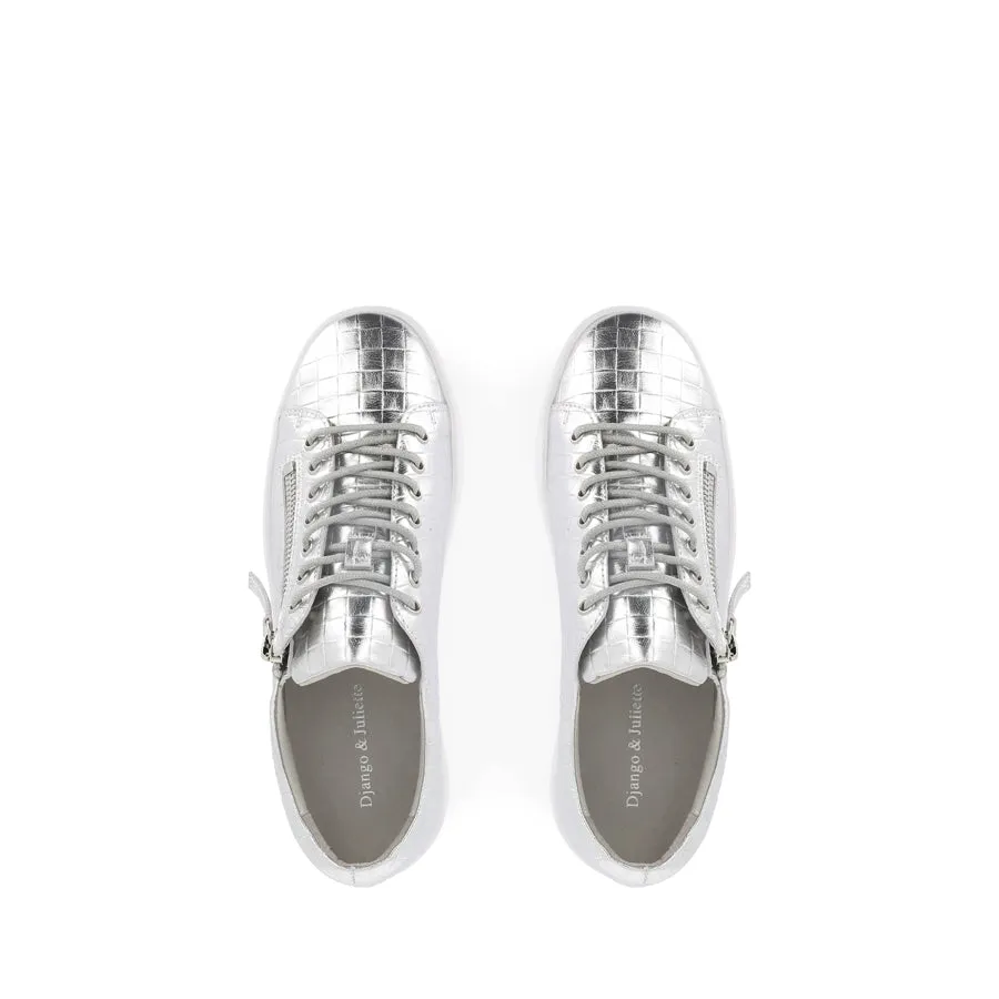 WOLFETA - SILVER WEAVE Soft Sole Shoes Drive Ease