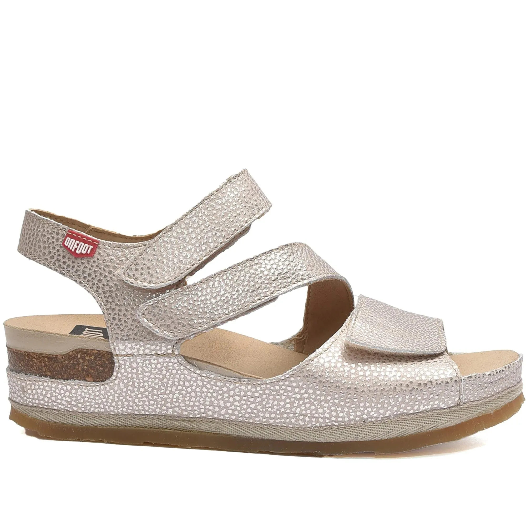 City Run ON FOOT 206 AUSTIN SANDAL - STARLIGHT GOLD