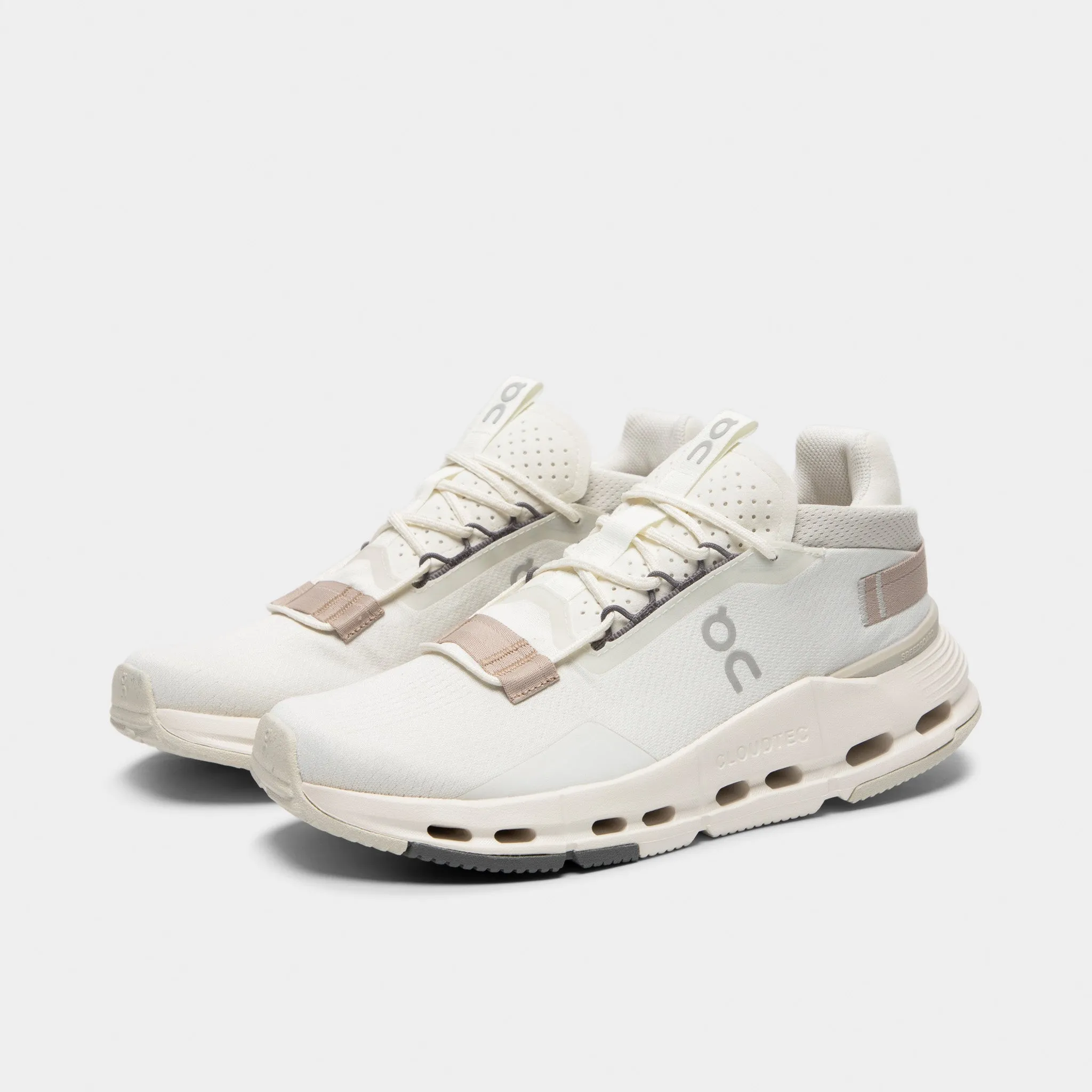 On Women's Cloudnova 2 Ice / Sand Casual Sporty Smooth Curve