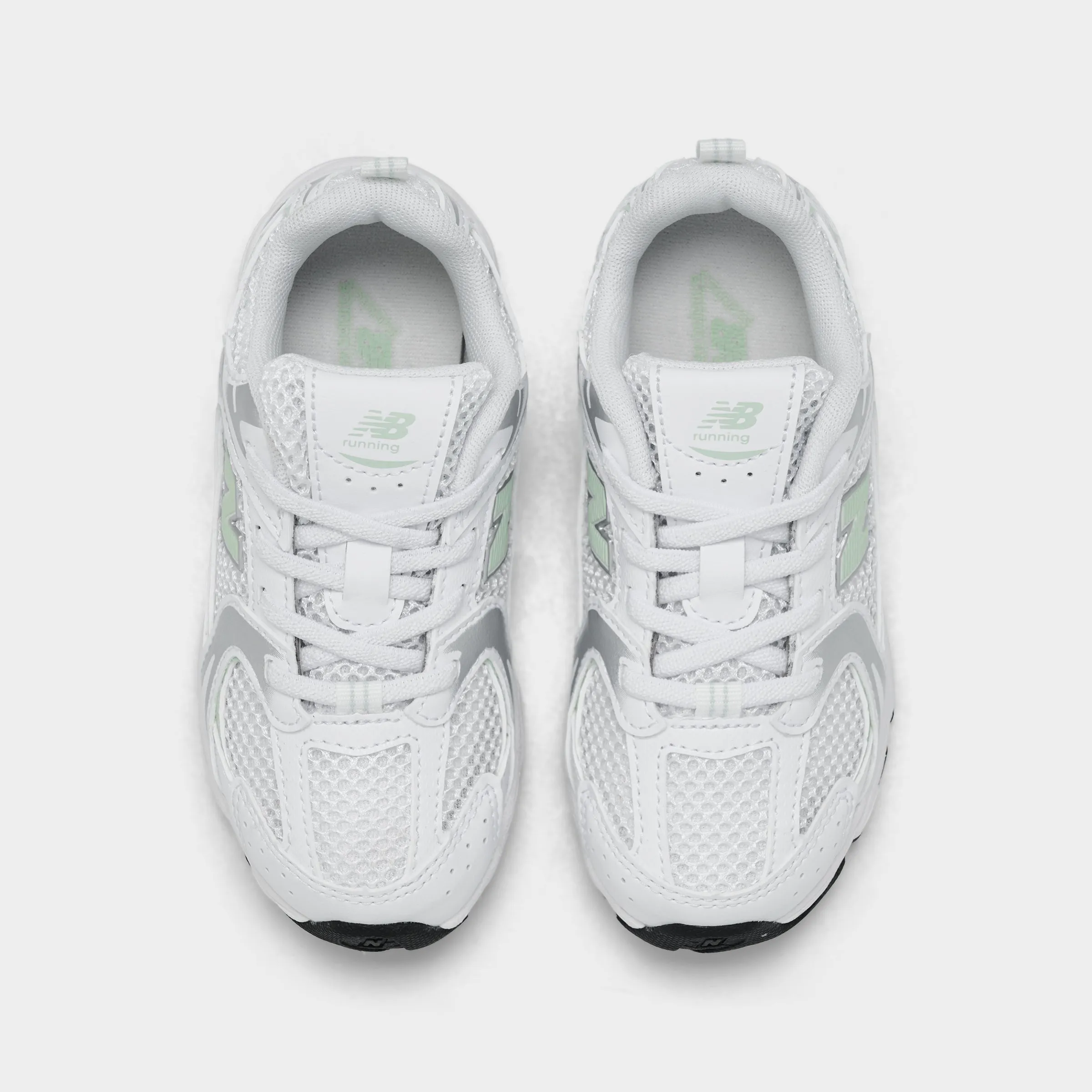 Fresh Walks Cushion Sole New Balance Infants' 530 White / Silver
