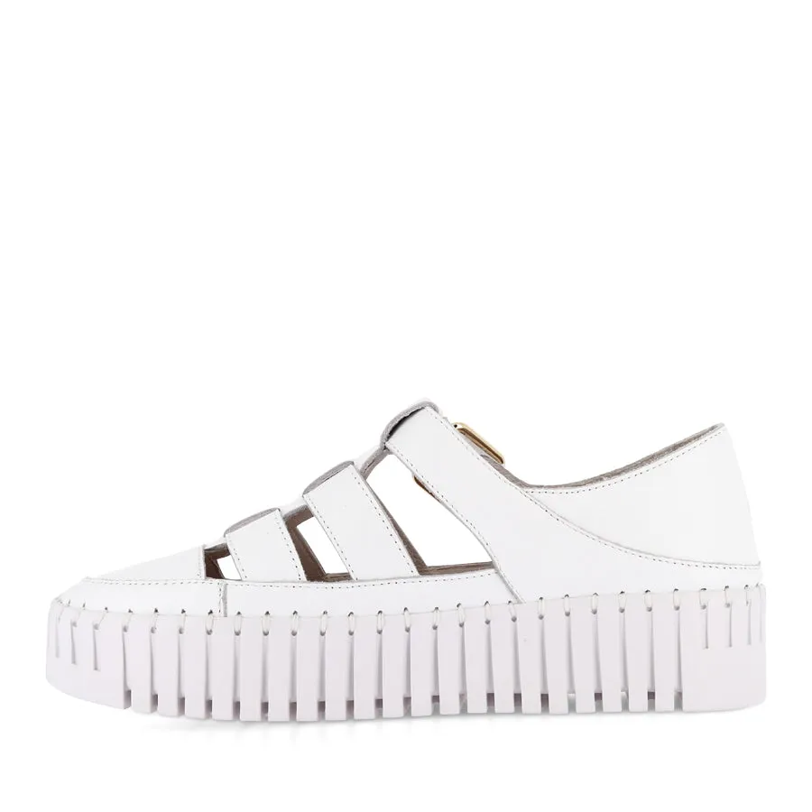 Urban Gear Black Chic BAYTOWN - WHITE LEATHER