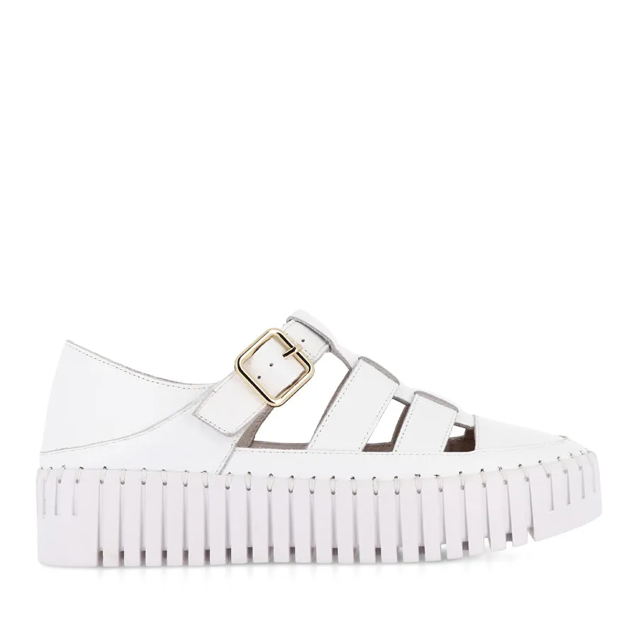 Easy Going Classic Style BAYTOWN - WHITE LEATHER