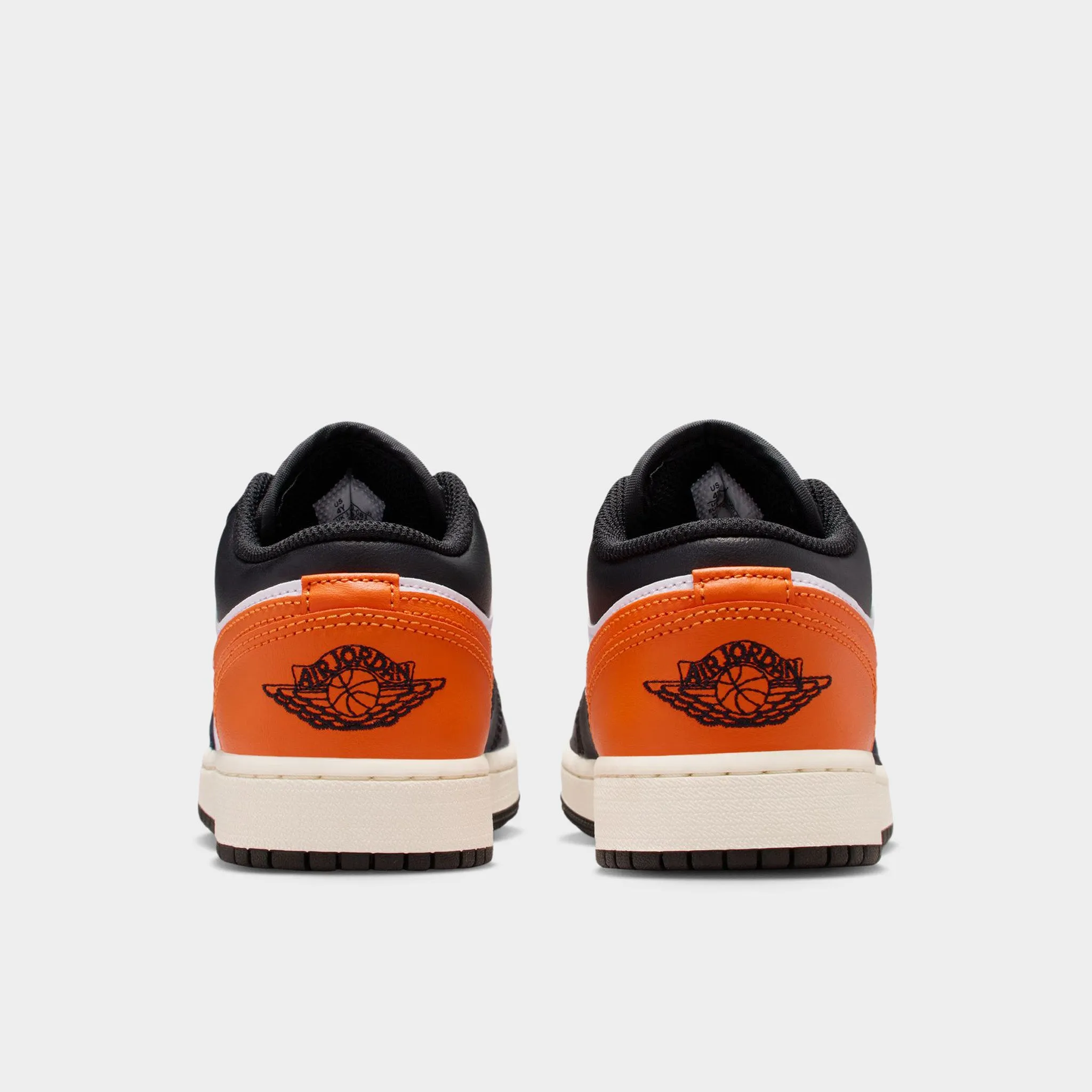 Calm Mind Microfiber Layering Jordan 1 Low GS Black / Starfish - White